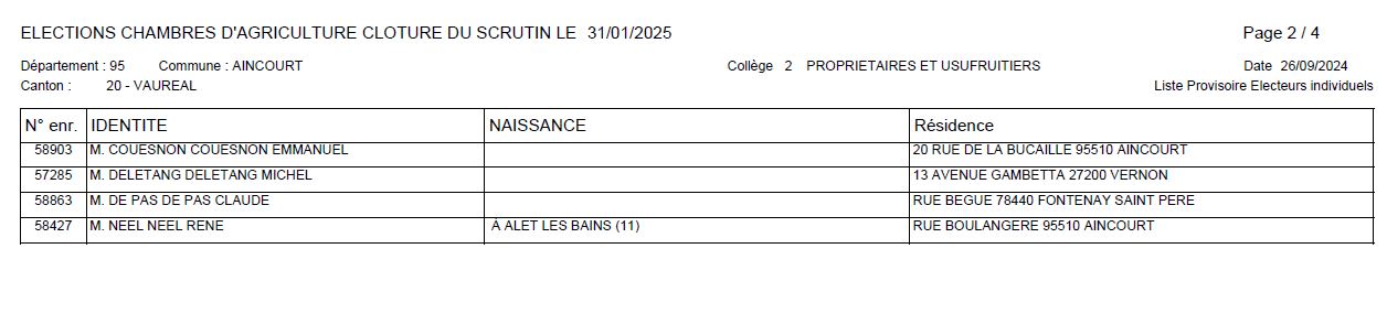 listre provisoire 2.4